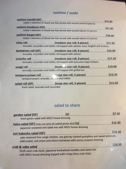 Mizu Japanese Restaurant - e-Seniors 4