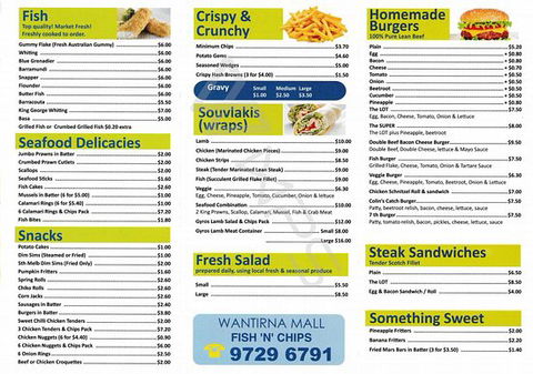 Wantirna Fish And Chips - e-Seniors 0