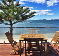The Beach House' 169 Soldiers Point Road - right on the waterfront - e-Seniors
