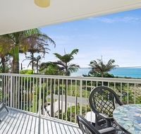 Views of Moreton Island from balcony at Beachside Haven Rickman Pde Woorim - e-Seniors