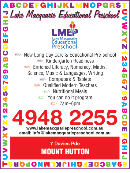 Lake Macquarie Educational Preschool - e-Seniors 1